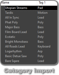 Patch Category Import