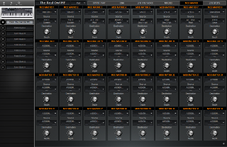 Click to display the ASM Hydrasynth Explorer v2 Patch - MOD MATRIX Editor