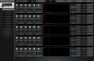 Click to display the ASM Hydrasynth Keyboard v2 Patch - ENV Editor