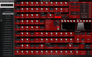 Click to display the Access Virus Rack XL Single Editor