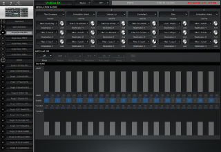 Click to display the Access Virus TI2 Desktop Single - MOD MATRIX / ARP / PATTERN Editor