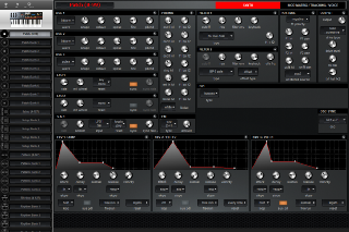 Click to display the Akai Miniak Patch (8-99) - Synth Editor