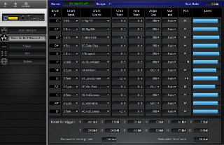 Click to display the Alesis D4 Drum Set Buff Editor