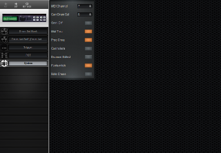 Click to display the Alesis DM5 System Editor