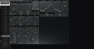Click to display the Alesis QS 6.1 Effects (Mix) Editor