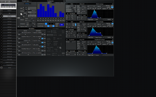 Click to display the Alesis QS 7.1 Mix Prg 1 Editor