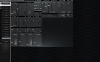 Click to display the Alesis QS 7 Effects (Mix) Editor