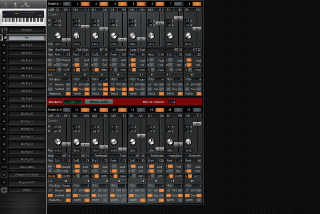 Click to display the Alesis QS 8.1 Mix Editor