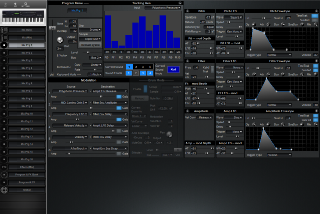 Click to display the Alesis QS 8.1 Mix Prg 1 Editor