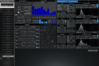 Click to display the Alesis QS 8.1 Program & FX Editor
