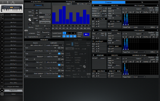 Click to display the Alesis QuadraSynth+Piano Program & FX Editor