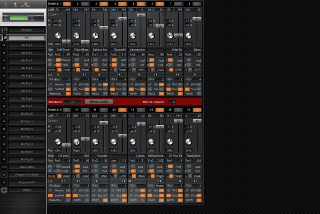 Click to display the Alesis QuadraSynth S4+ Mod Mix Editor