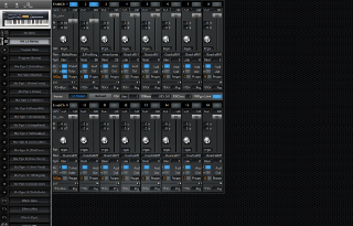 Click to display the Alesis QuadraSynth S4 Mix Editor