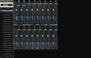 Click to display the Alesis QuadraSynth S4 Module Mix Editor