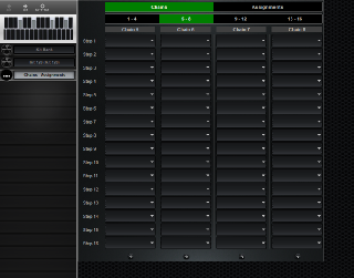 Click to display the Alternate Mode MalletKAT Pro Chains - Assignments Editor