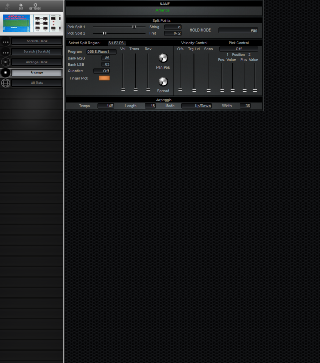 Click to display the BCM AXON MGC77 Arrange Editor