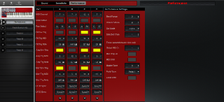 Click to display the Clavia Nord Lead Performance - Performance Editor