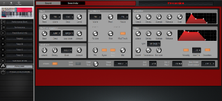 Click to display the Clavia Nord Lead 2 Percussion - Sound Editor