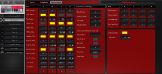Click to display the Clavia Nord Lead 2 Performance - Performance Editor