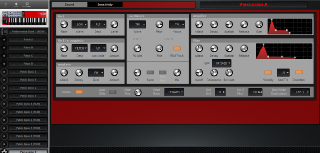 Click to display the Clavia Nord Lead 2X Anniversary Percussion A - Sound Editor