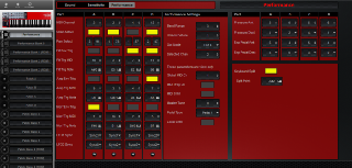 Click to display the Clavia Nord Lead 2X Anniversary Performance - Performance Editor
