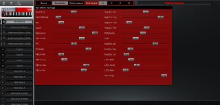 Click to display the Clavia Nord Lead 2X Anniversary Performance - Sensitivity Editor