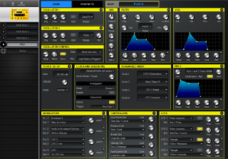 Click to display the Dave Smith Mopho Patch - Patch Editor