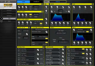 Click to display the Dave Smith Mopho Kbd Patch - Patch Editor