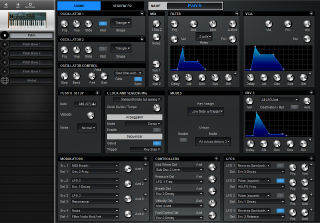 Click to display the Dave Smith Mopho X4 Patch - Patch Editor