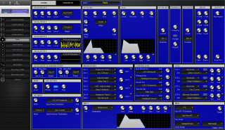 Click to display the Dave Smith Poly Evolver Rack Patch - Patch Editor