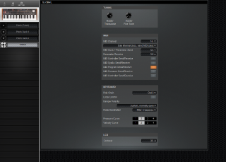 Click to display the Dave Smith Prophet 08 Kbd Global Editor