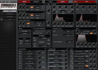 Click to display the Dave Smith Prophet 08 Kbd Patch - Patch Editor