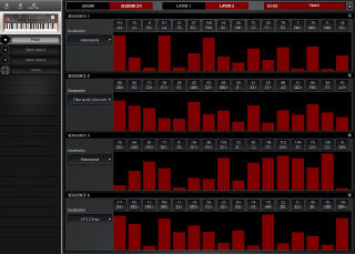 Click to display the Dave Smith Prophet 08 Kbd Patch - Sequence Editor