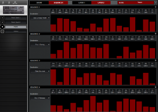 Click to display the Dave Smith Prophet 08 Rack Patch - Sequence Editor