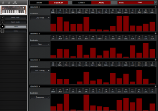 Click to display the Dave Smith Prophet 08 SE Patch - Sequence Editor