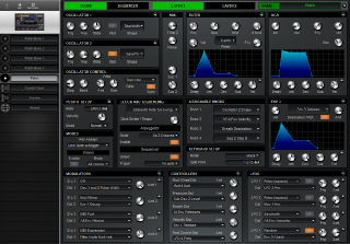 Click to display the Dave Smith Tetra Patch - Patch Editor