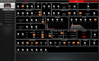 Click to display the Dave Smith Toraiz AS-1 Patch - Sound Editor