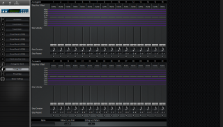 Click to display the E-MU Audity 2000 (v1) Arpeggiator Editor