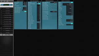 Click to display the E-MU Audity 2000 (v1) Master Settings Editor