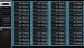 Click to display the E-MU Audity 2000 (v1) Preset Map Editor