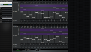 Click to display the E-MU Audity 2000 (v2) Arpeggiator Editor