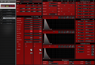 Click to display the E-MU Carnaval Preset Editor