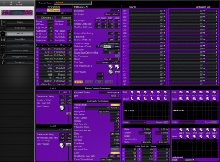 Click to display the E-MU Mo' Phatt Preset Editor