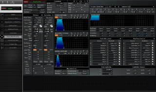 Click to display the E-MU Morpheus Preset Editor