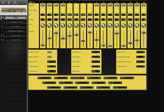 Click to display the E-MU Orbit/2 Global Editor