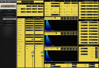 Click to display the E-MU Orbit/2 Preset Editor