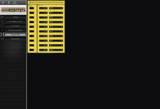 Click to display the E-MU Orbit/2 Program Map Editor