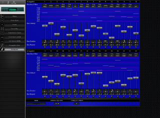 Click to display the E-MU Planet Earth Arpeggiator Editor
