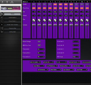 Click to display the E-MU Planet Phatt Global Editor