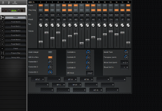 Click to display the E-MU Proteus/1 XR Global Editor